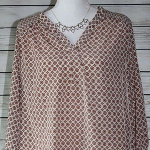 Cynthia Rowley v-neck blouse